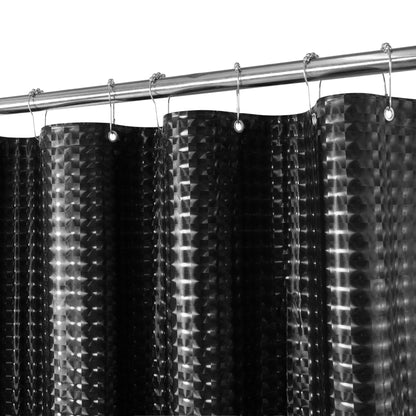 Barossa Design Oeko-tex Certified Shower Curtain Liner Standard Size, Clear