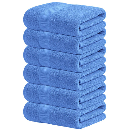 Infinitee Xclusives 100% Ring-Spun Cotton Bath Towels for Bathroom - Pack 4