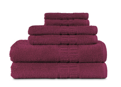 MyPillow MyTowels 6 Piece Towel Set - 100% Cotton Soft Absorbent Towels for Bathroom, 2 Bath Towels, 2 Hand Towels, 2 Washcloths [MyTowels 6-Piece Set, Turquoise]