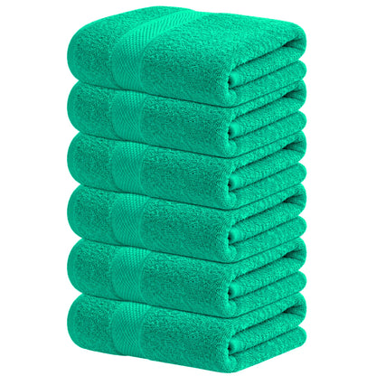 Infinitee Xclusives 100% Ring-Spun Cotton Bath Towels for Bathroom - Pack 4