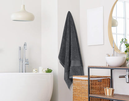 Utopia Towels Extra Large Bath Sheets, 2 Pack, 35x70 in, Cotton, Grey