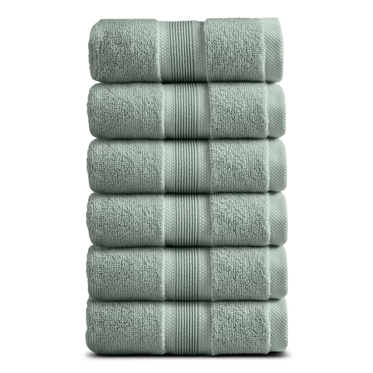 Springtree Home Luxury Bamboo Rayon Plush Bath Towel Set | 4-Pack | White