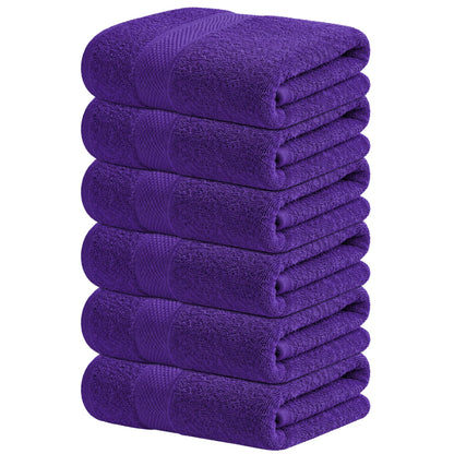 Infinitee Xclusives 100% Ring-Spun Cotton Bath Towels for Bathroom - Pack 4