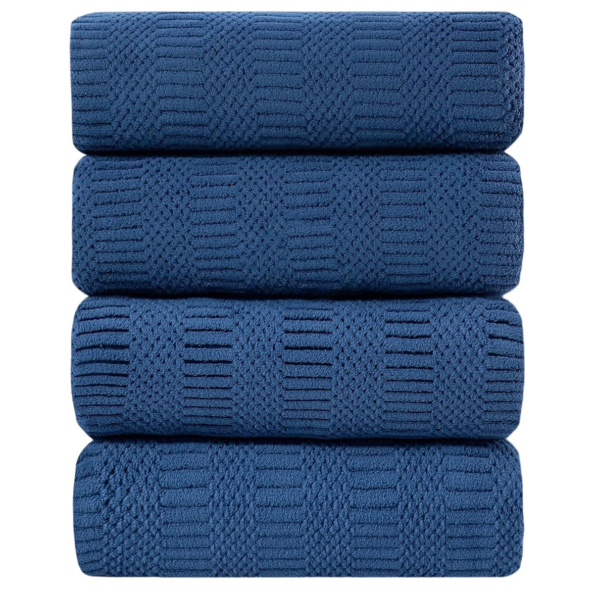 Ycosy 8-Piece Bath Towels Set,2 Oversized Bath Sheet,2 Hand Towels and 4 Washcloths - 600 GSM Soft Microfiber Highly Absorbent Quick Dry Shower Towel Collection for Bathroom Hotel and Spa,Mint Green