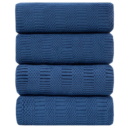 Ycosy 8-Piece Bath Towels Set,2 Oversized Bath Sheet,2 Hand Towels and 4 Washcloths - 600 GSM Soft Microfiber Highly Absorbent Quick Dry Shower Towel Collection for Bathroom Hotel and Spa,Mint Green