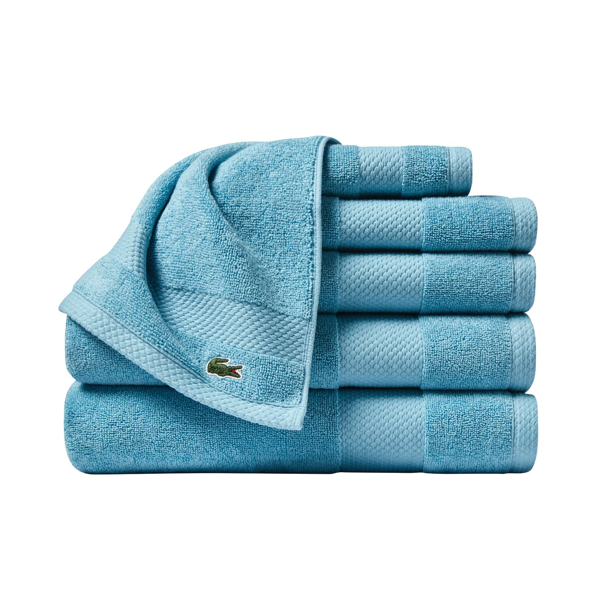 Lacoste Heritage 100% Supima Cotton Bath Towel 30" x 54", Sand