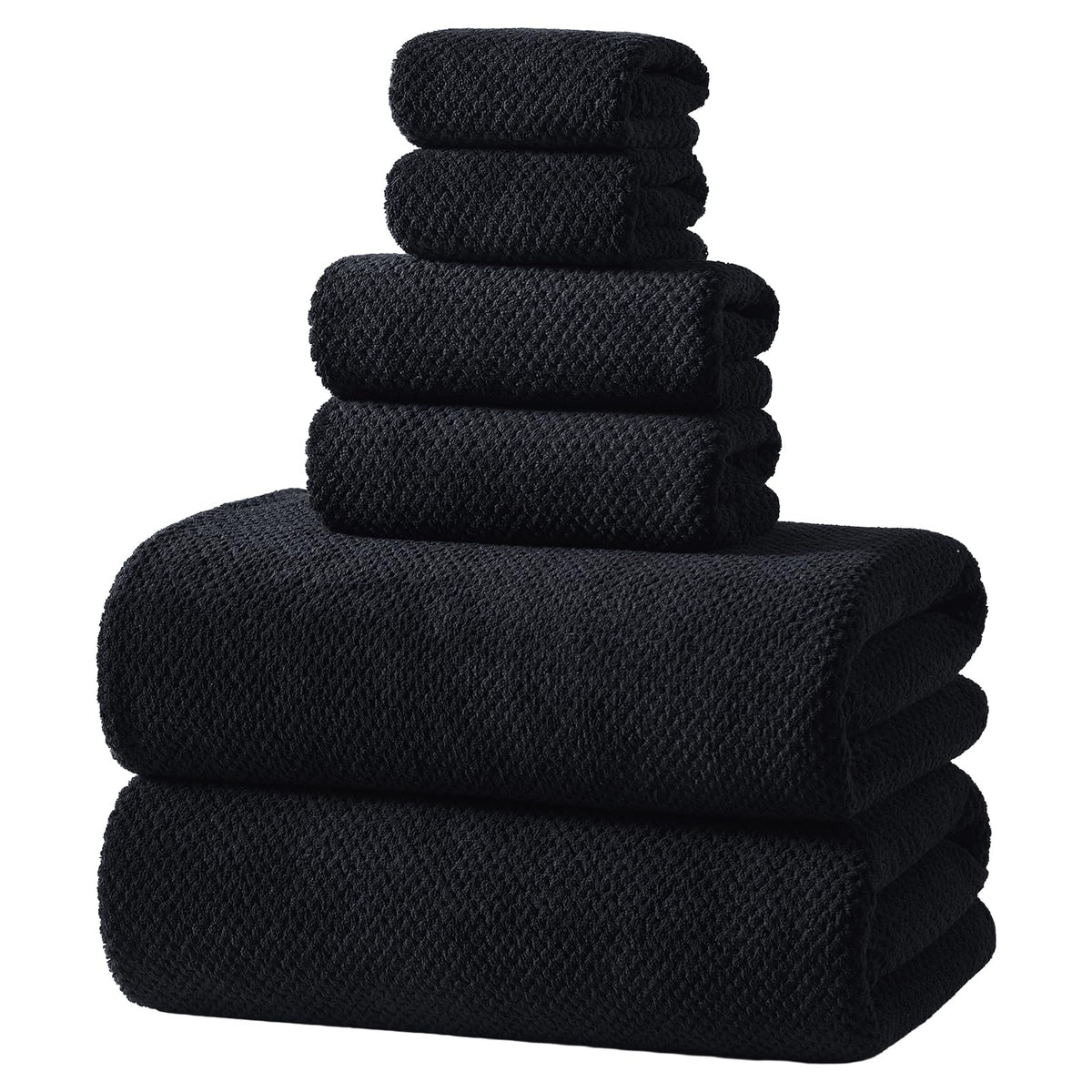 REDKISS 4 Pack Premium Bath Towels, Plush Coral Fleece Towels for Bathroom, Extra Large Bath Towels Set of 4 (35 x 70 in), Super Soft Highly Absorbent Shower Towels for Spa, Gym, Travel, Dark Gray