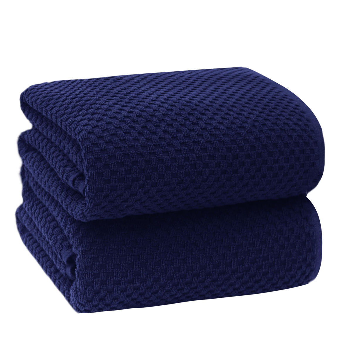 COTTON CRAFT Euro Spa Waffle Weave Bath Towels - Set of 4 Linen Towels