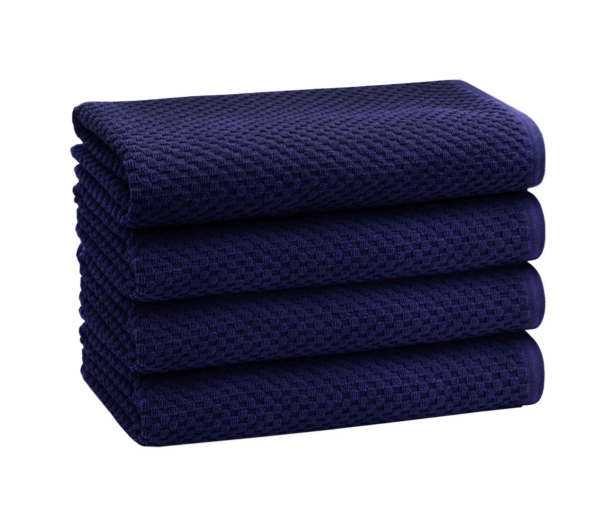 COTTON CRAFT Euro Spa Waffle Weave Bath Towels - Set of 4 Linen Towels
