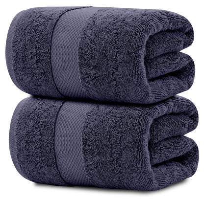 White Classic Luxury Soft Bath Sheet Towels - 650 GSM Cotton Luxury Bath Towels Extra Large 35x70 | Highly Absorbent and Quick Dry | Hotel Collection Extra Large Bath Towels Oversized, Taupe, 2 Pack