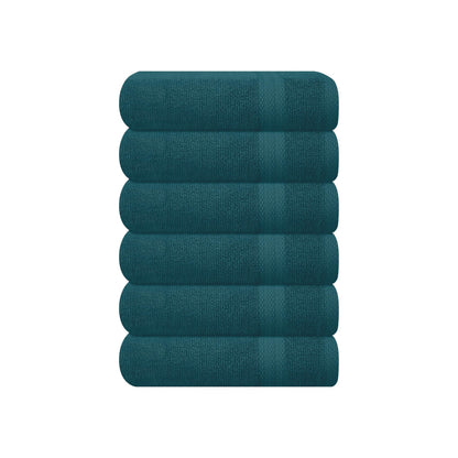 GLAMBURG Ultra Soft 8-Piece Towel Set - 100% Pure Ringspun Cotton, Contains 2 Oversized Bath Towels 27x54, 2 Hand Towels 16x28, 4 Wash Cloths 13x13 - Ideal for Everyday use, Hotel & Spa - Pink