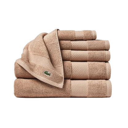 Lacoste Heritage 100% Supima Cotton Bath Towel 30" x 54", Aloe