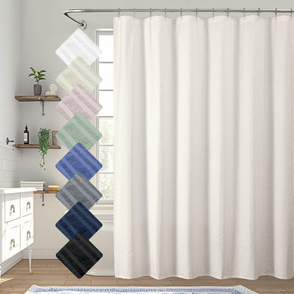 Aiyufeng Moga Sage Green Shower Curtain - 3D Embossed Textured Shower Curtains for Bathroom, Luxury Polyester Cloth Bath Curtain, 72Wx72H, Green