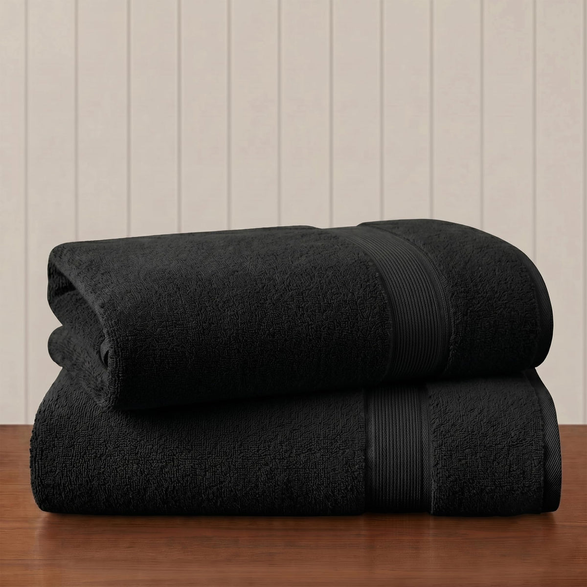 Madison Park 800GSM 100% Cotton Bathroom Bath Towel Set of 8, Natural