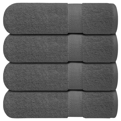 Infinitee Xclusives 100% Ring-Spun Cotton Bath Towels for Bathroom - Pack 4