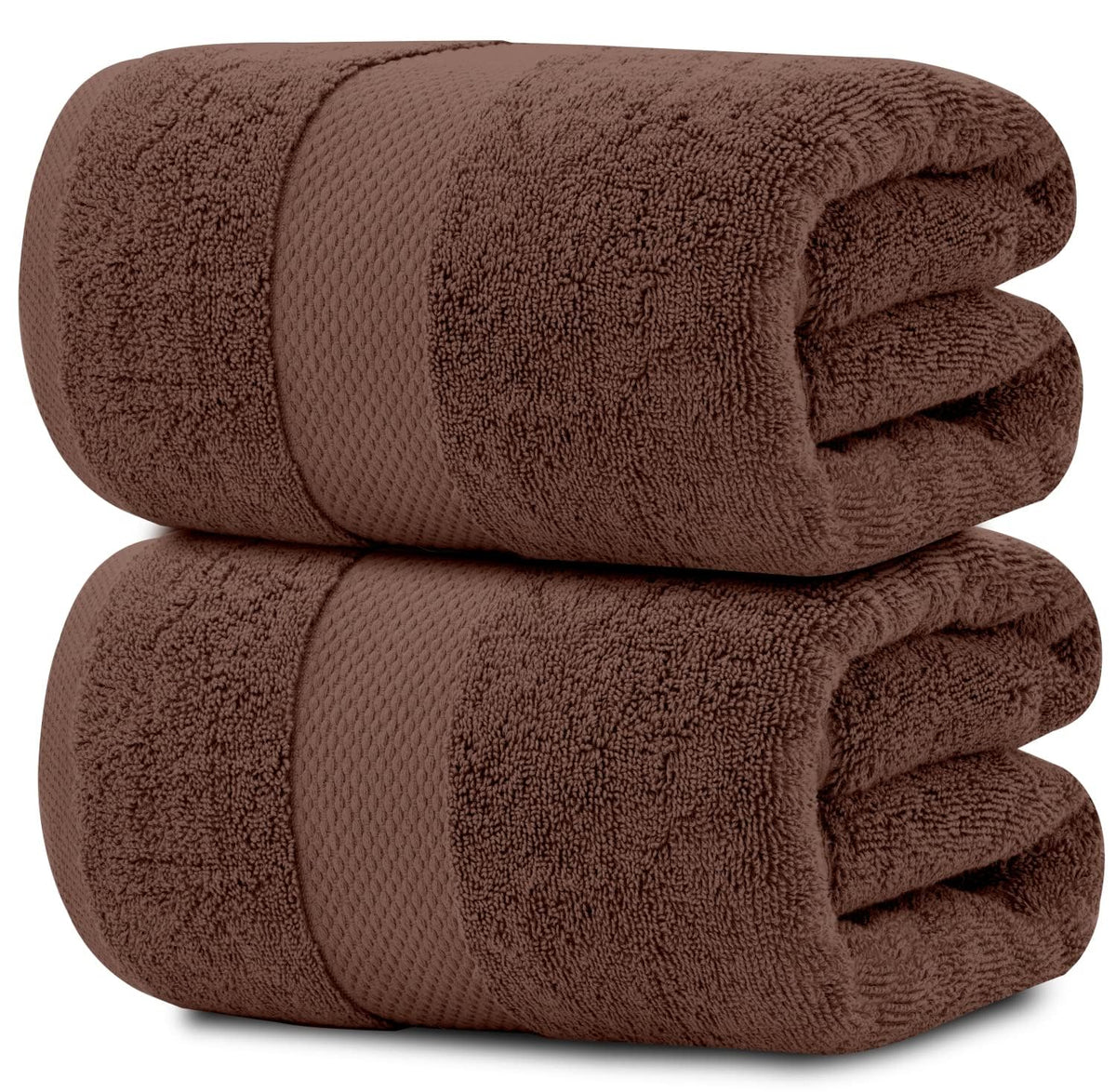White Classic Luxury Soft Bath Sheet Towels - 650 GSM Cotton Luxury Bath Towels Extra Large 35x70 | Highly Absorbent and Quick Dry | Hotel Collection Extra Large Bath Towels Oversized, Taupe, 2 Pack