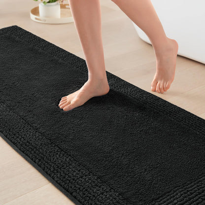 Madison Park Splendor Reversible 100% Cotton Bath Rug, 20 x 30, White