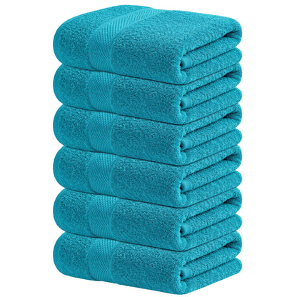 Infinitee Xclusives 100% Ring-Spun Cotton Bath Towels for Bathroom - Pack 4