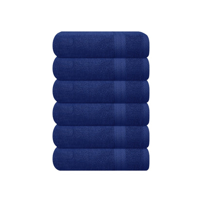 GLAMBURG Ultra Soft 8-Piece Towel Set - 100% Pure Ringspun Cotton, Contains 2 Oversized Bath Towels 27x54, 2 Hand Towels 16x28, 4 Wash Cloths 13x13 - Ideal for Everyday use, Hotel & Spa - Pink