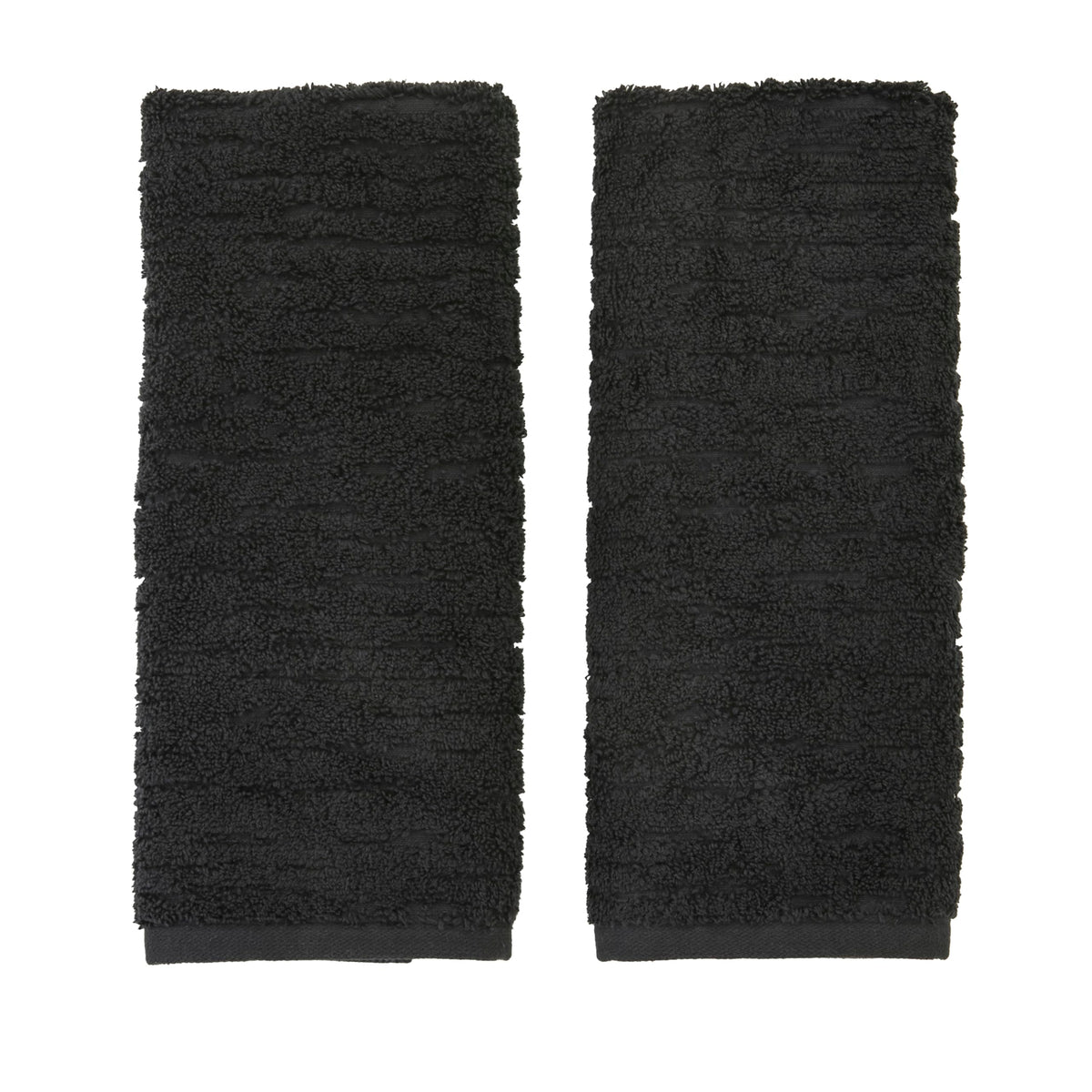 SKL Home CloudSoft Hand Towel Set, 2-Piece, 100% Cotton Luxury, Oatmeal