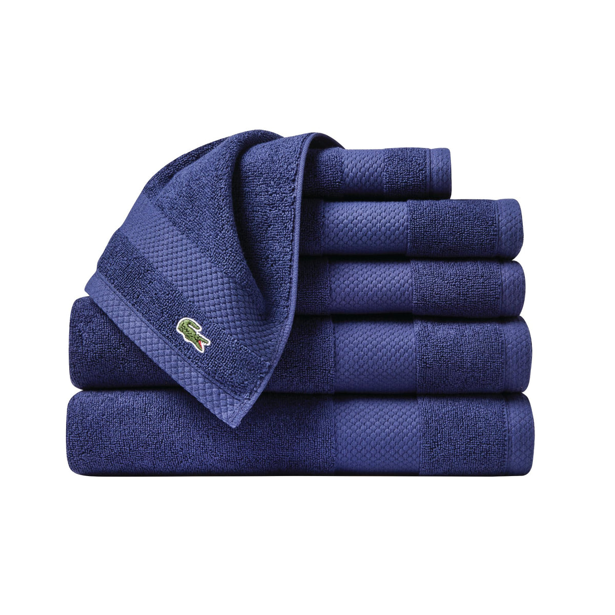 Lacoste Heritage 100% Supima Cotton Bath Towel 30" x 54", Sand