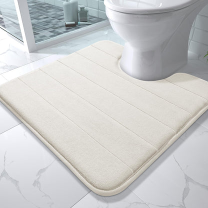 Yimobra Memory Foam Bath Mat, Super Soft & Absorbent Bathroom Rug, Grey