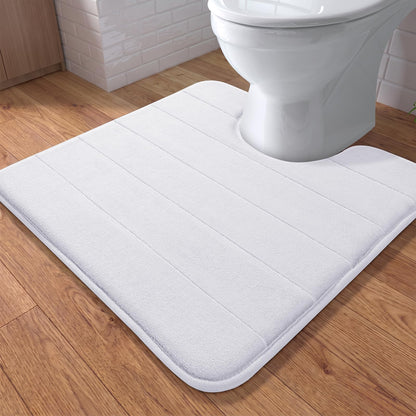 Yimobra Memory Foam Bath Mat, Super Soft & Absorbent Bathroom Rug, Grey
