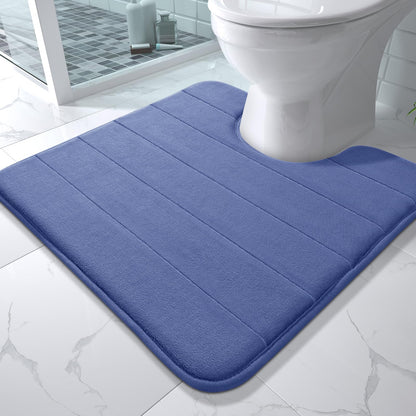 Yimobra Memory Foam Bath Mat, Super Soft & Absorbent Bathroom Rug, Grey