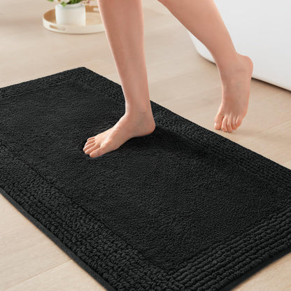 Madison Park Splendor Reversible 100% Cotton Bath Rug, 20 x 30, White