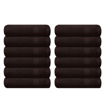 GLAMBURG Ultra Soft 8-Piece Towel Set - 100% Pure Ringspun Cotton, Contains 2 Oversized Bath Towels 27x54, 2 Hand Towels 16x28, 4 Wash Cloths 13x13 - Ideal for Everyday use, Hotel & Spa - Pink