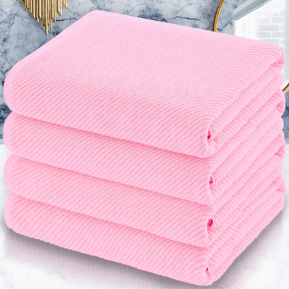 VOOVA & MOVAS 6PC Towel Set, 100% Cotton, Aqua Teal