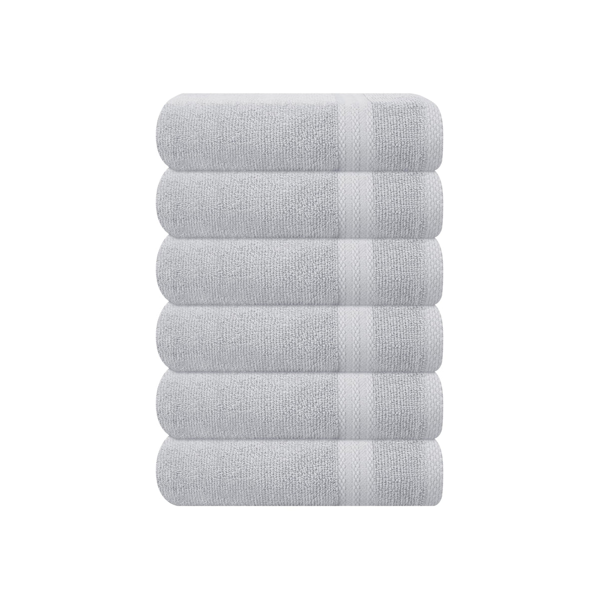 GLAMBURG Ultra Soft 8-Piece Towel Set - 100% Pure Ringspun Cotton, Contains 2 Oversized Bath Towels 27x54, 2 Hand Towels 16x28, 4 Wash Cloths 13x13 - Ideal for Everyday use, Hotel & Spa - Pink