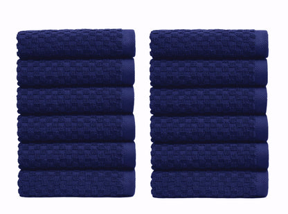 COTTON CRAFT Euro Spa Waffle Weave Bath Towels - Set of 4 Linen Towels