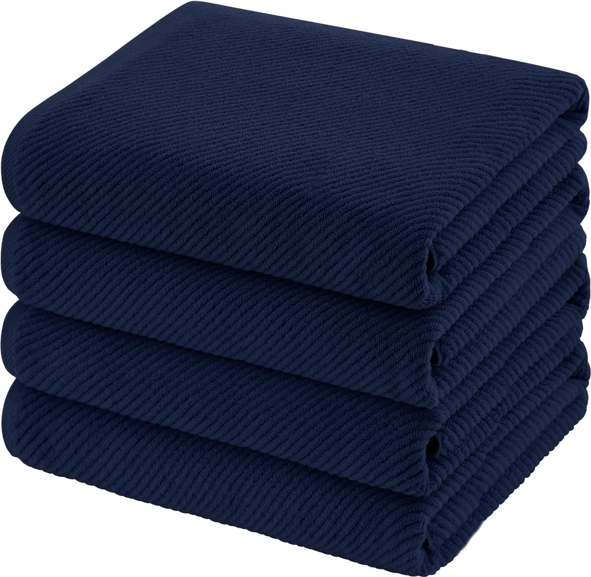 VOOVA & MOVAS 6PC Towel Set, 100% Cotton, Aqua Teal