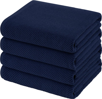 VOOVA & MOVAS 6PC Towel Set, 100% Cotton, Aqua Teal
