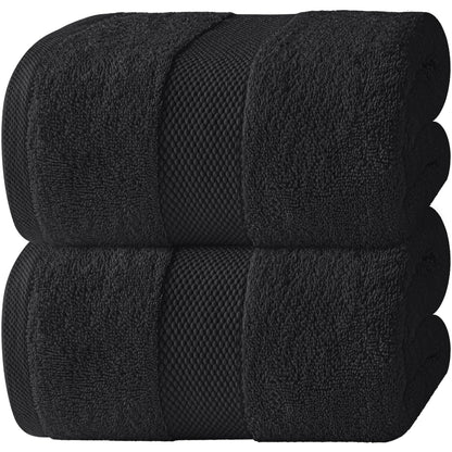 White Classic Luxury Soft Bath Sheet Towels - 650 GSM Cotton Luxury Bath Towels Extra Large 35x70 | Highly Absorbent and Quick Dry | Hotel Collection Extra Large Bath Towels Oversized, Taupe, 2 Pack