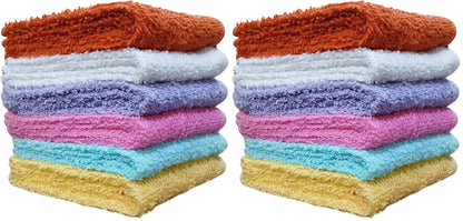 Towel and Linen Mart 100% Cotton 6 Pack Bath Towel Set, Quick Dry, Super Absorbent, Light Weight, Soft, (27 x 54 Pack of 6) Beige, White, Grey, Sky Blue, SAGE Green, Navy
