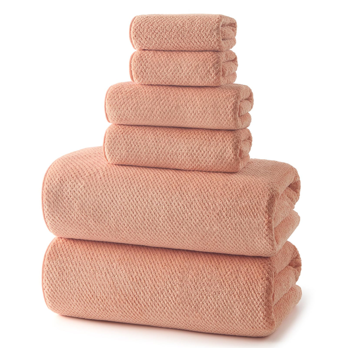 REDKISS 4 Pack Premium Bath Towels, Plush Coral Fleece Towels for Bathroom, Extra Large Bath Towels Set of 4 (35 x 70 in), Super Soft Highly Absorbent Shower Towels for Spa, Gym, Travel, Dark Gray