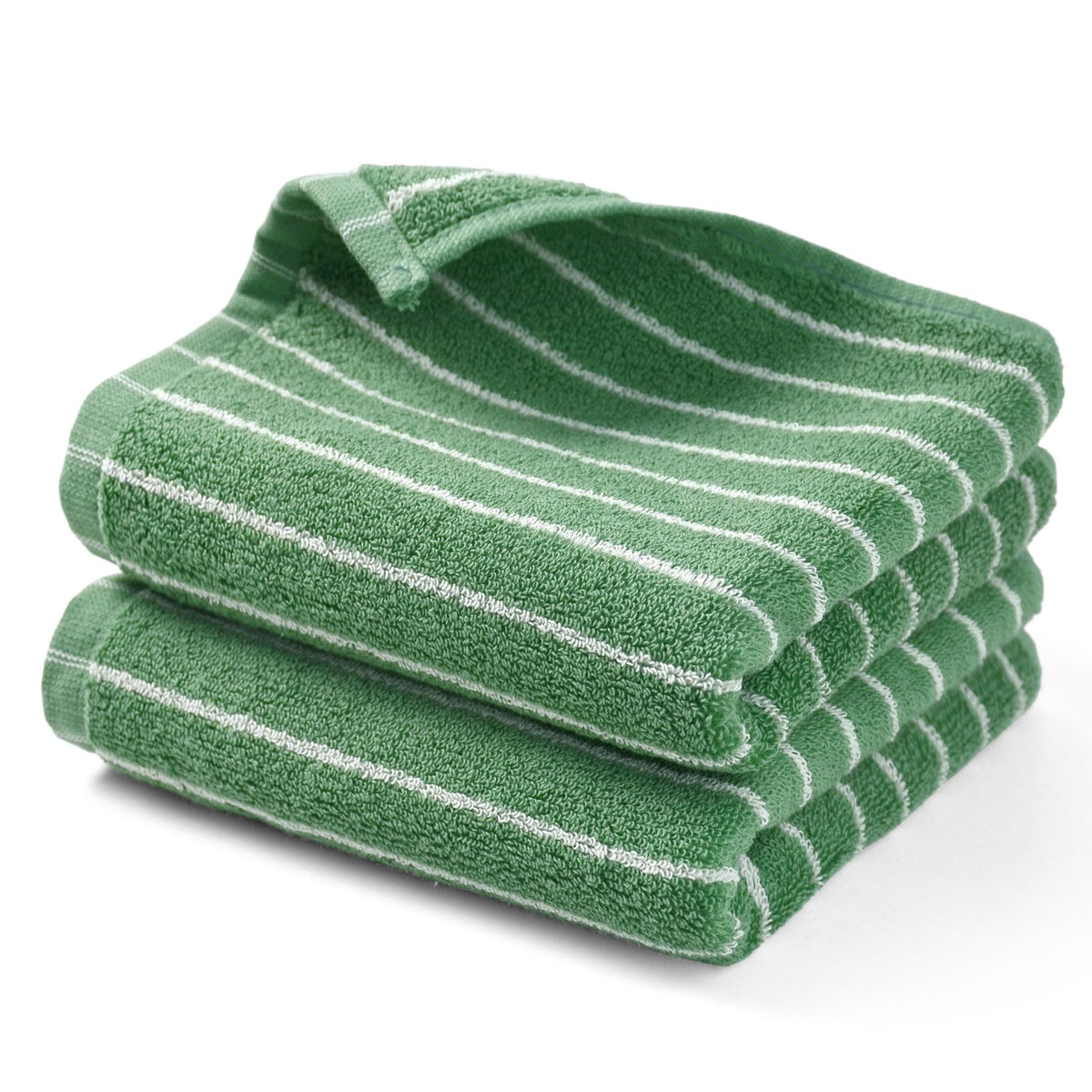 Black and Ivory Striped Bath Towels Set of 2, Lighter & Quick Dry Towels