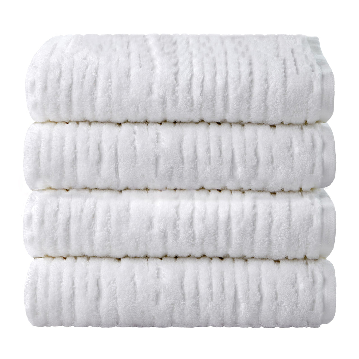 SKL Home CloudSoft Hand Towel Set, 2-Piece, 100% Cotton Luxury, Oatmeal