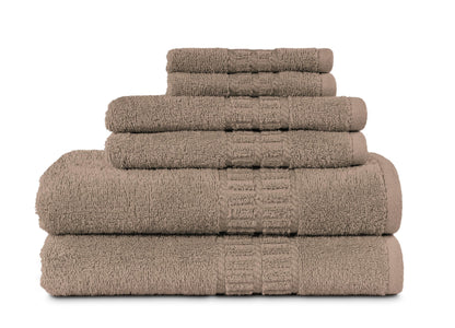 MyPillow MyTowels 6 Piece Towel Set - 100% Cotton Soft Absorbent Towels for Bathroom, 2 Bath Towels, 2 Hand Towels, 2 Washcloths [MyTowels 6-Piece Set, Turquoise]