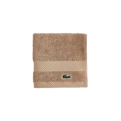 Lacoste Heritage 100% Supima Cotton Bath Towel 30" x 54", Sand