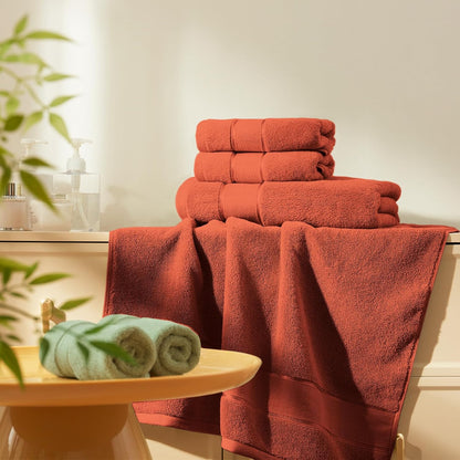 Marvione Bath Towels Set 6 Piece, 100% Turkish Cotton Luxury Towels