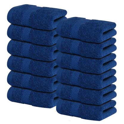 Infinitee Xclusives 100% Ring-Spun Cotton Bath Towels for Bathroom - Pack 4