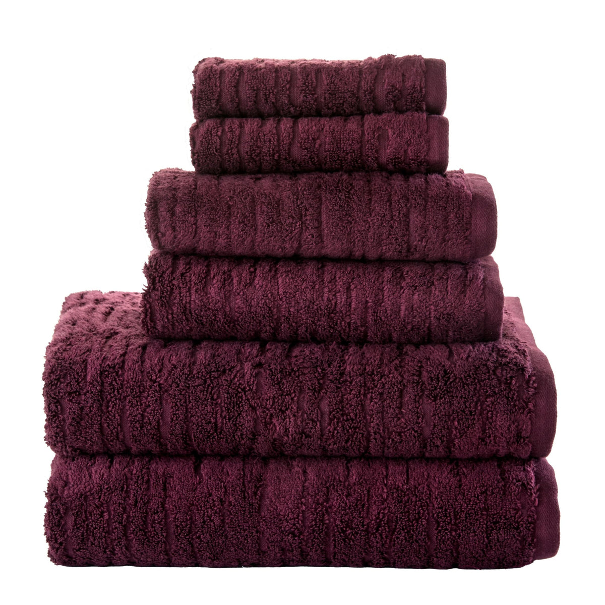SKL Home CloudSoft Hand Towel Set, 2-Piece, 100% Cotton Luxury, Oatmeal