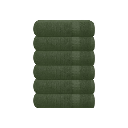 GLAMBURG Ultra Soft 8-Piece Towel Set - 100% Pure Ringspun Cotton, Contains 2 Oversized Bath Towels 27x54, 2 Hand Towels 16x28, 4 Wash Cloths 13x13 - Ideal for Everyday use, Hotel & Spa - Pink