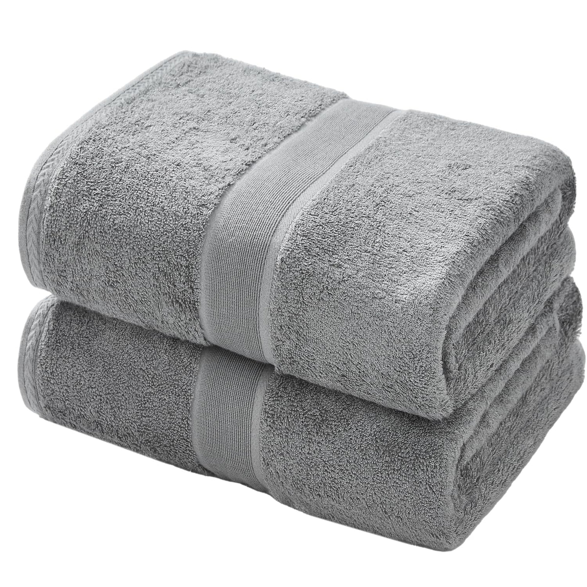Aibaser Viscose from Bamboo and Cotton Bath Towels Set of 6-27x54 Inch Ultra Soft, Highly Absorbent Large Shower Towels for Bathroom, Spa & Gym