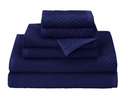 COTTON CRAFT Euro Spa Waffle Weave Bath Towels - Set of 4 Linen Towels