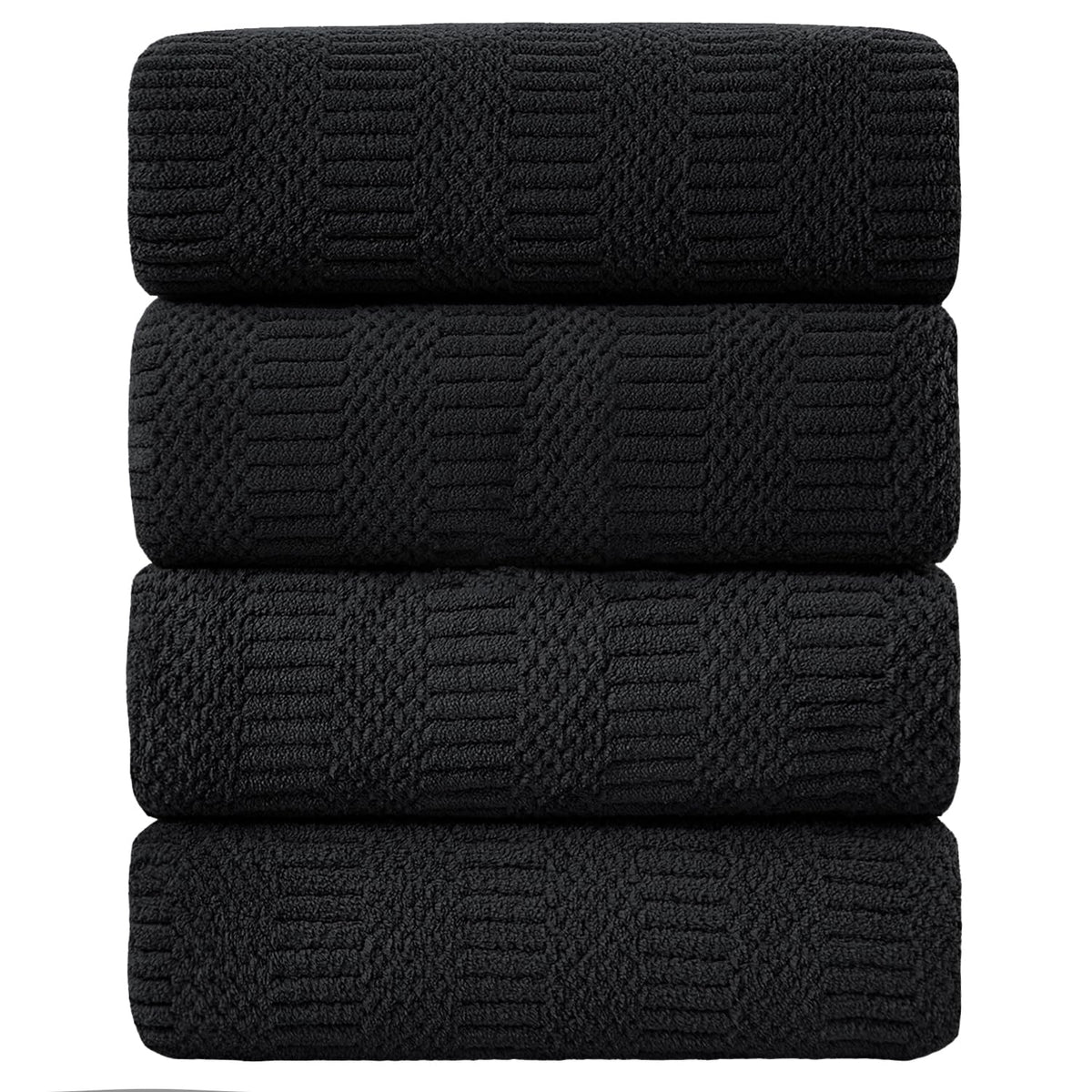 Ycosy 8-Piece Bath Towels Set,2 Oversized Bath Sheet,2 Hand Towels and 4 Washcloths - 600 GSM Soft Microfiber Highly Absorbent Quick Dry Shower Towel Collection for Bathroom Hotel and Spa,Mint Green
