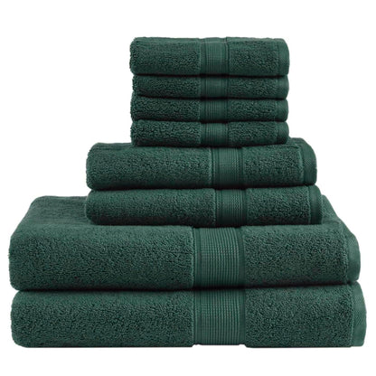 Madison Park 800GSM 100% Cotton Bathroom Bath Towel Set of 8, Natural